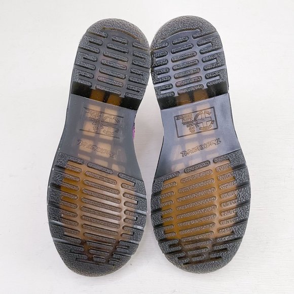 NWOB Dr. Martens Purple Metallic 1460 Pascal Snake Lace Up Boots Women's Size 5 - Picture 11 of 12